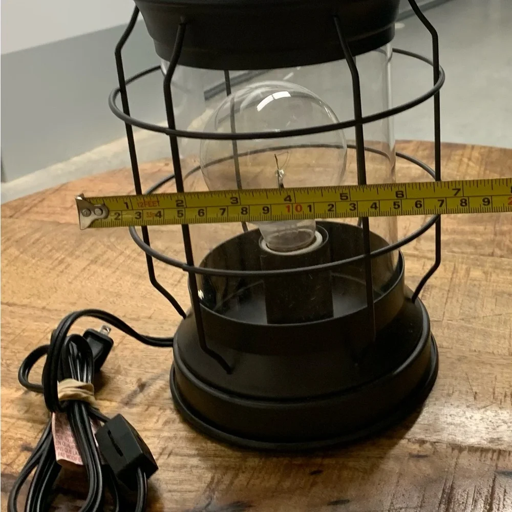Rustic Black Metal Lantern